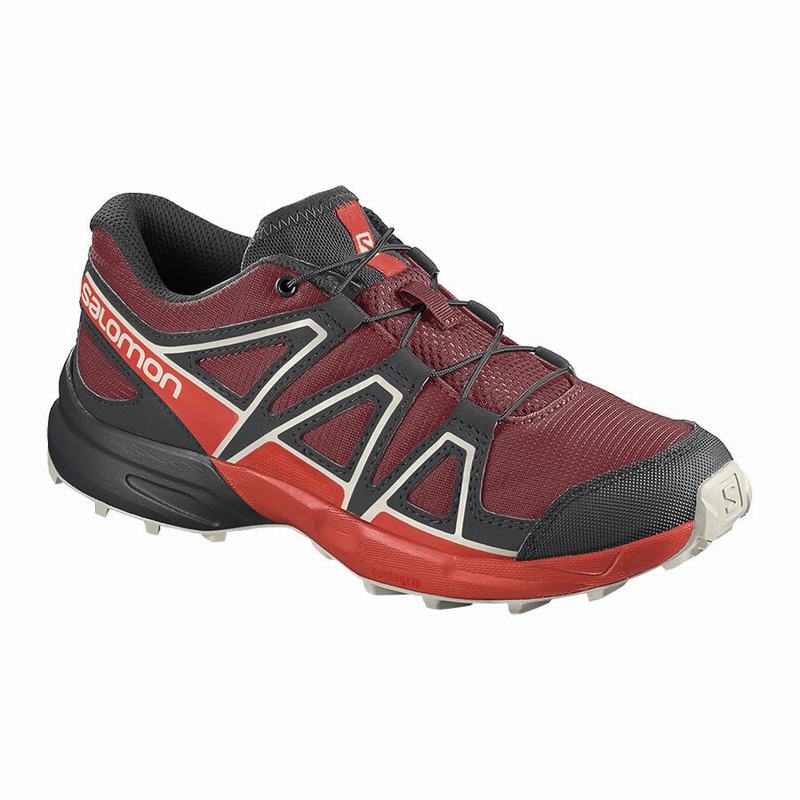 SALOMON SPEEDCROSS Philippines - Kids' Trail Running Shoes - Red/Pink | 103958-KTC